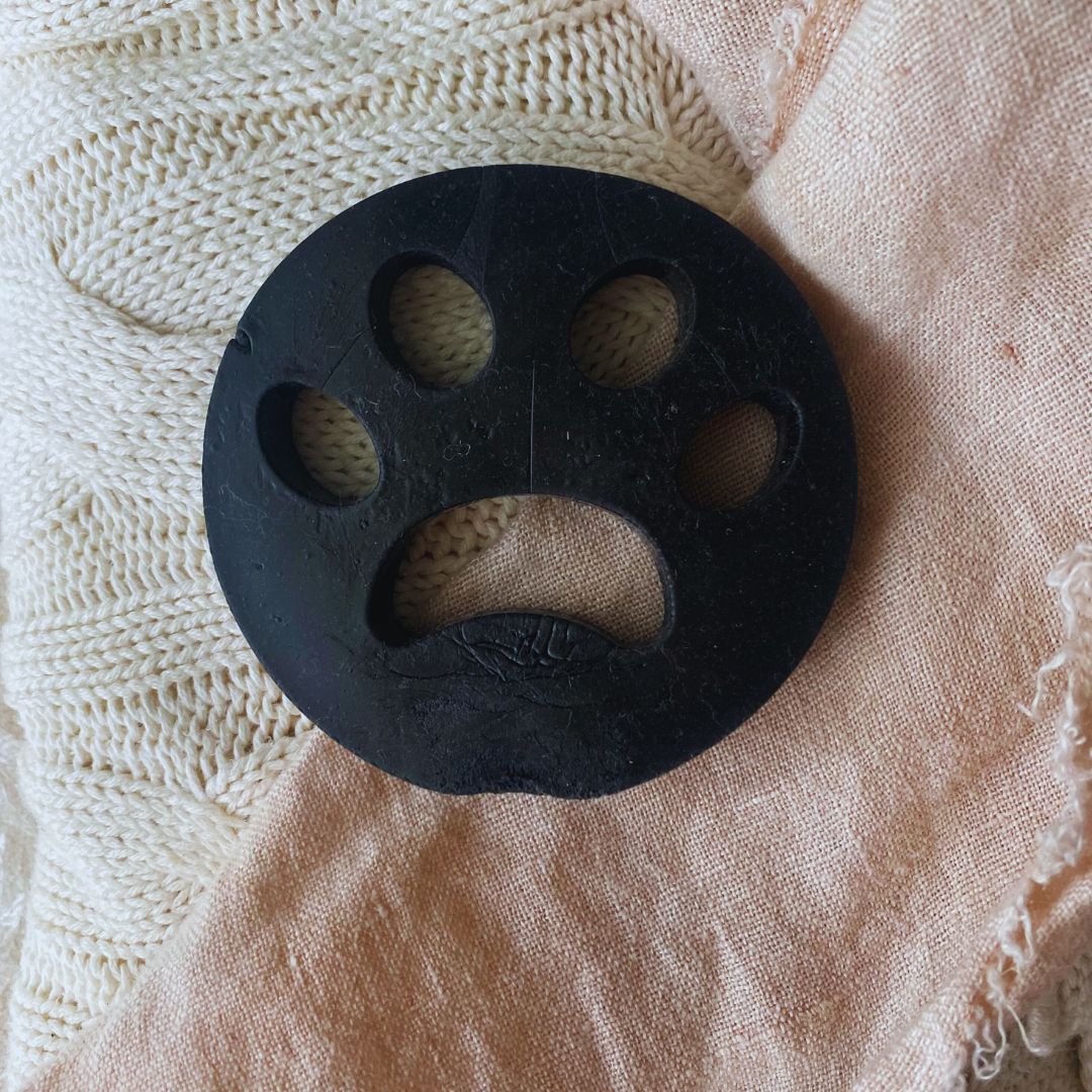 Reusable lint and pet hair remover from Tilley + Me, a dog grooming tool with a square shape for easy pet hair removal.