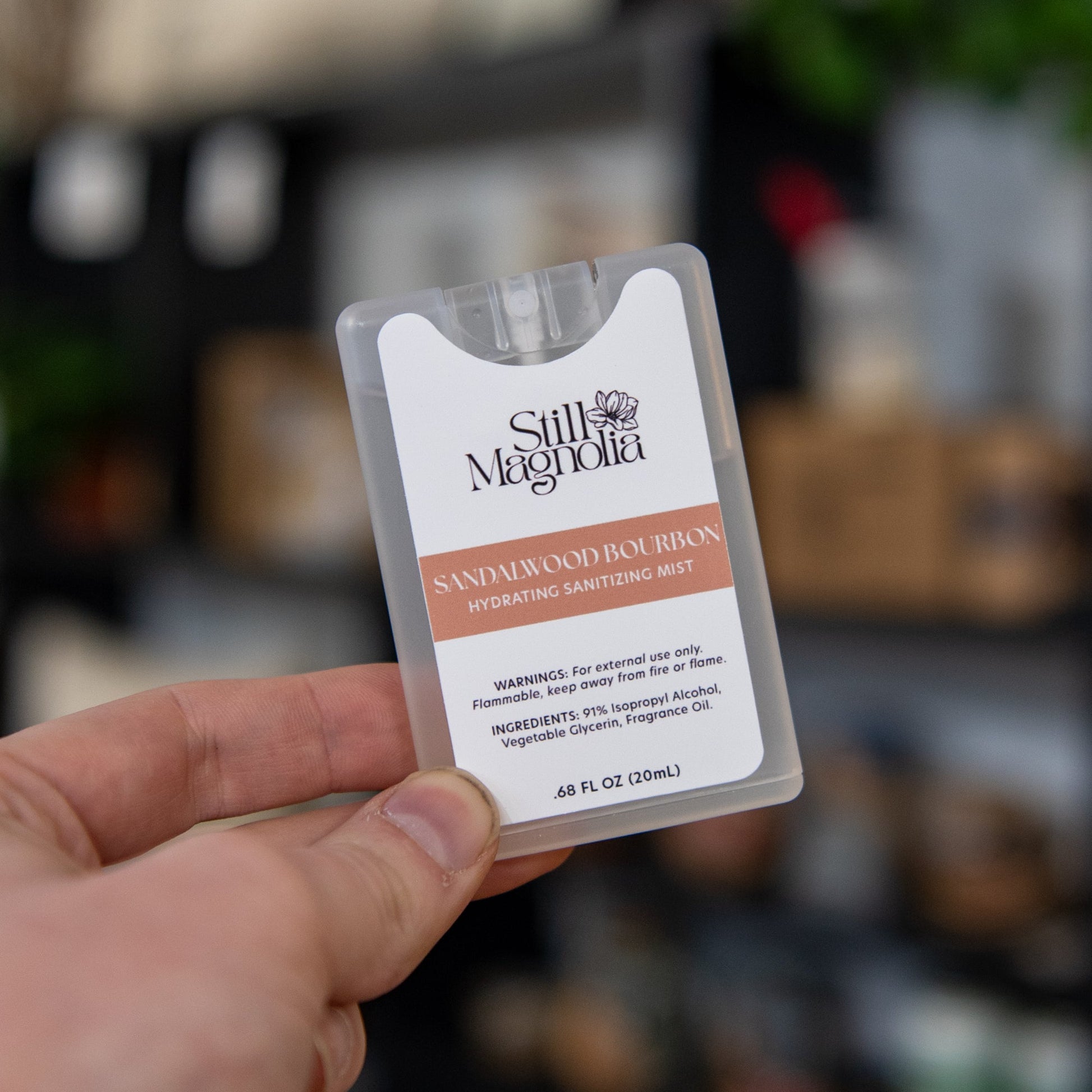 Sandalwood Bourbon - Hydrating Sanitizing Mist - Blessings Grow Meadows -