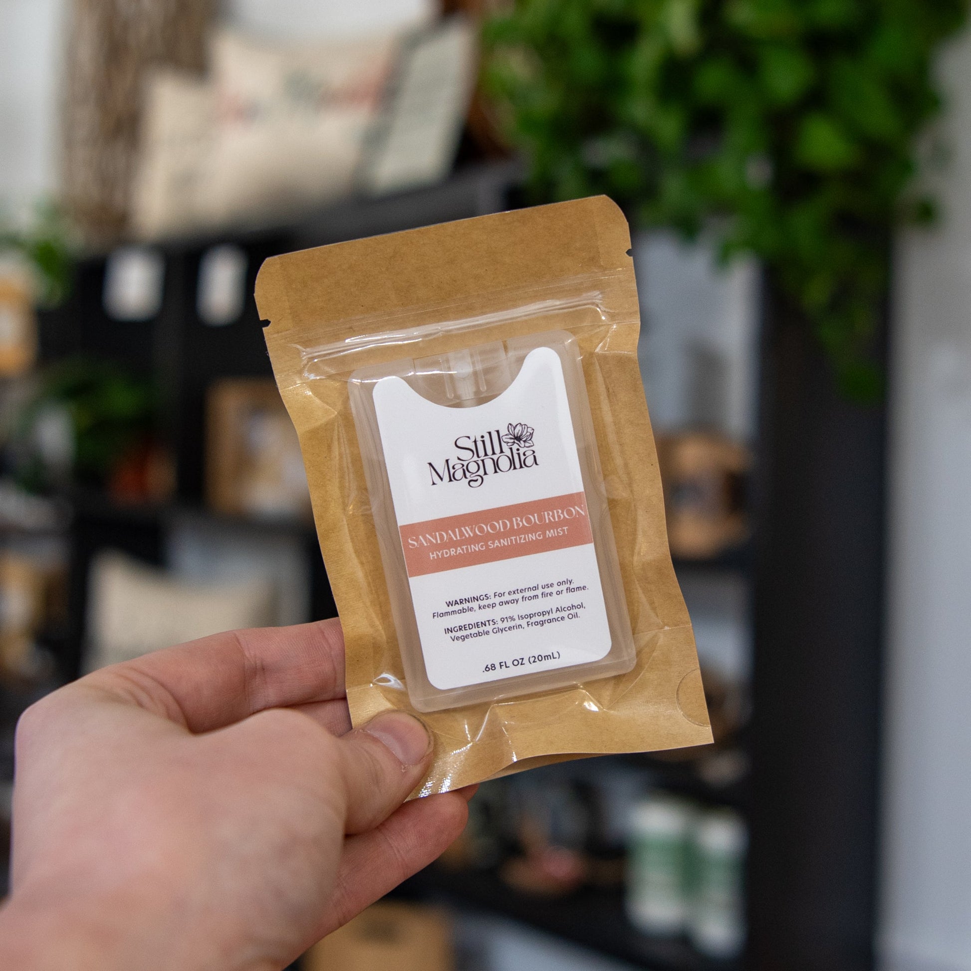 Sandalwood Bourbon - Hydrating Sanitizing Mist - Blessings Grow Meadows -