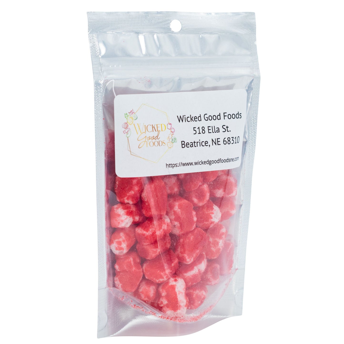 SALE | Freeze Dried Cinnamon Candy | 2 oz. | Wicked Good Foods - BuyNebraska.com ~ Blessings Grow Meadows
