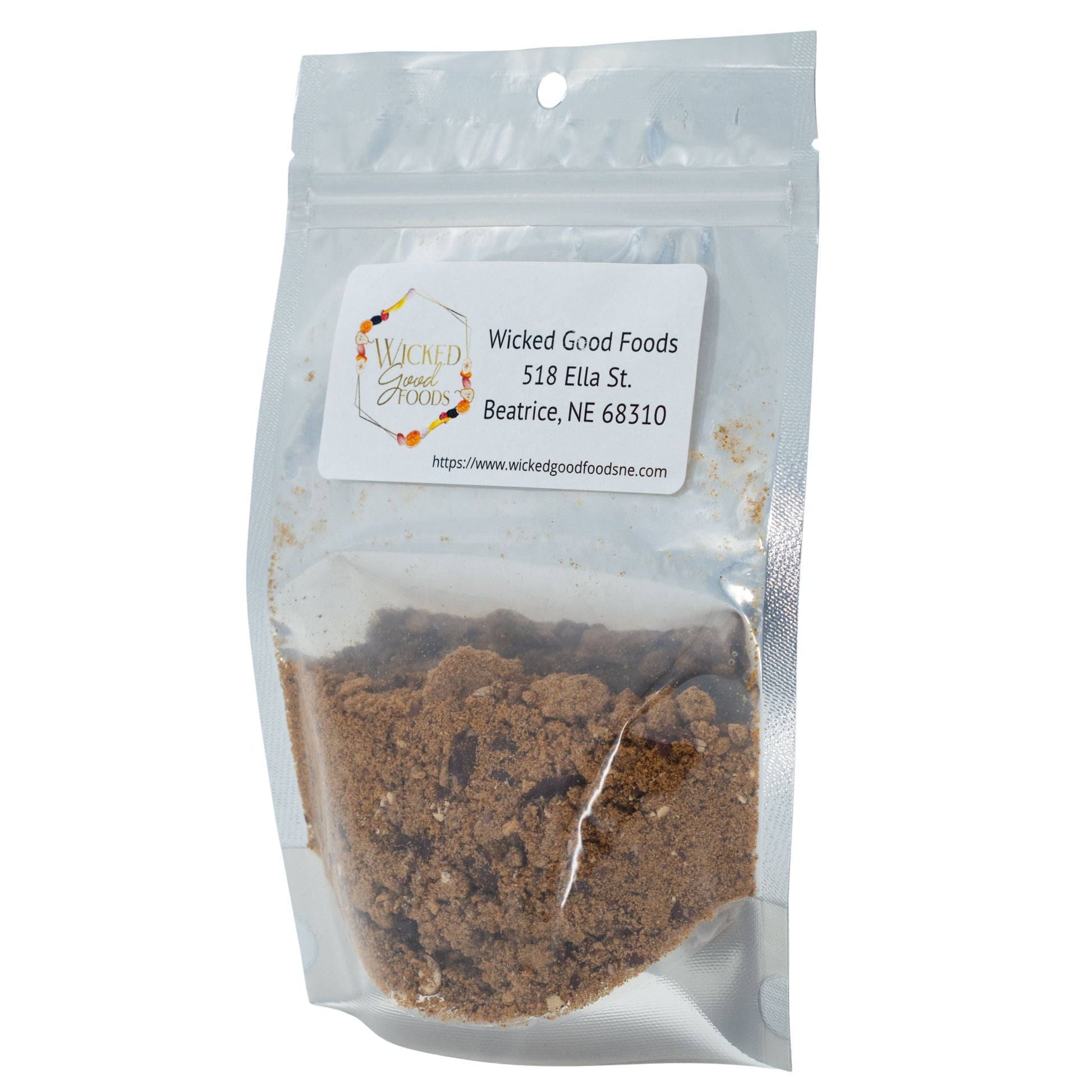 Freeze dried chili soup packs by Wicked Good Foods, 2 oz each, in a pack of two, ready for flavorful cooking or snacking.