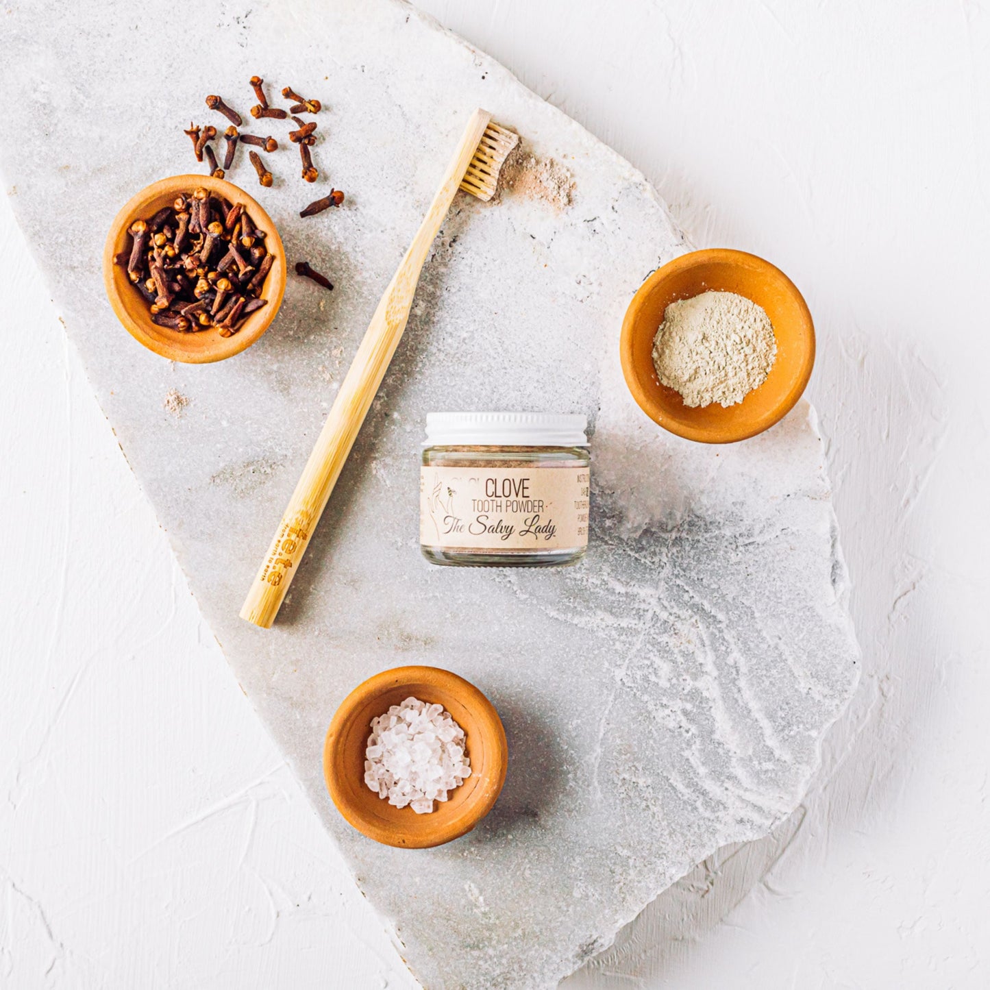 Tooth Powder | 2 oz | Multiple Flavors | Fluoride Free | The Salvy Lady - BuyNebraska.com ~ Blessings Grow Meadows