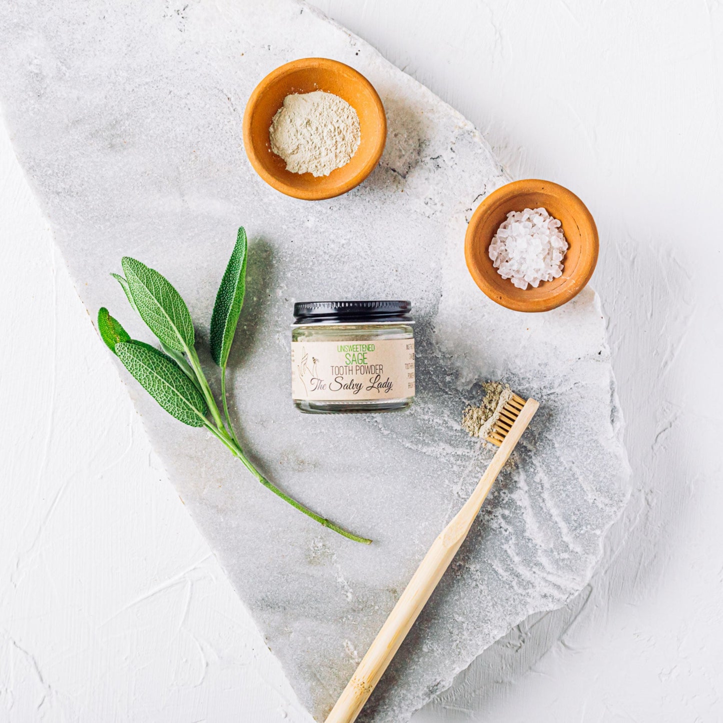 Tooth Powder | 2 oz | Multiple Flavors | Fluoride Free | The Salvy Lady - BuyNebraska.com ~ Blessings Grow Meadows