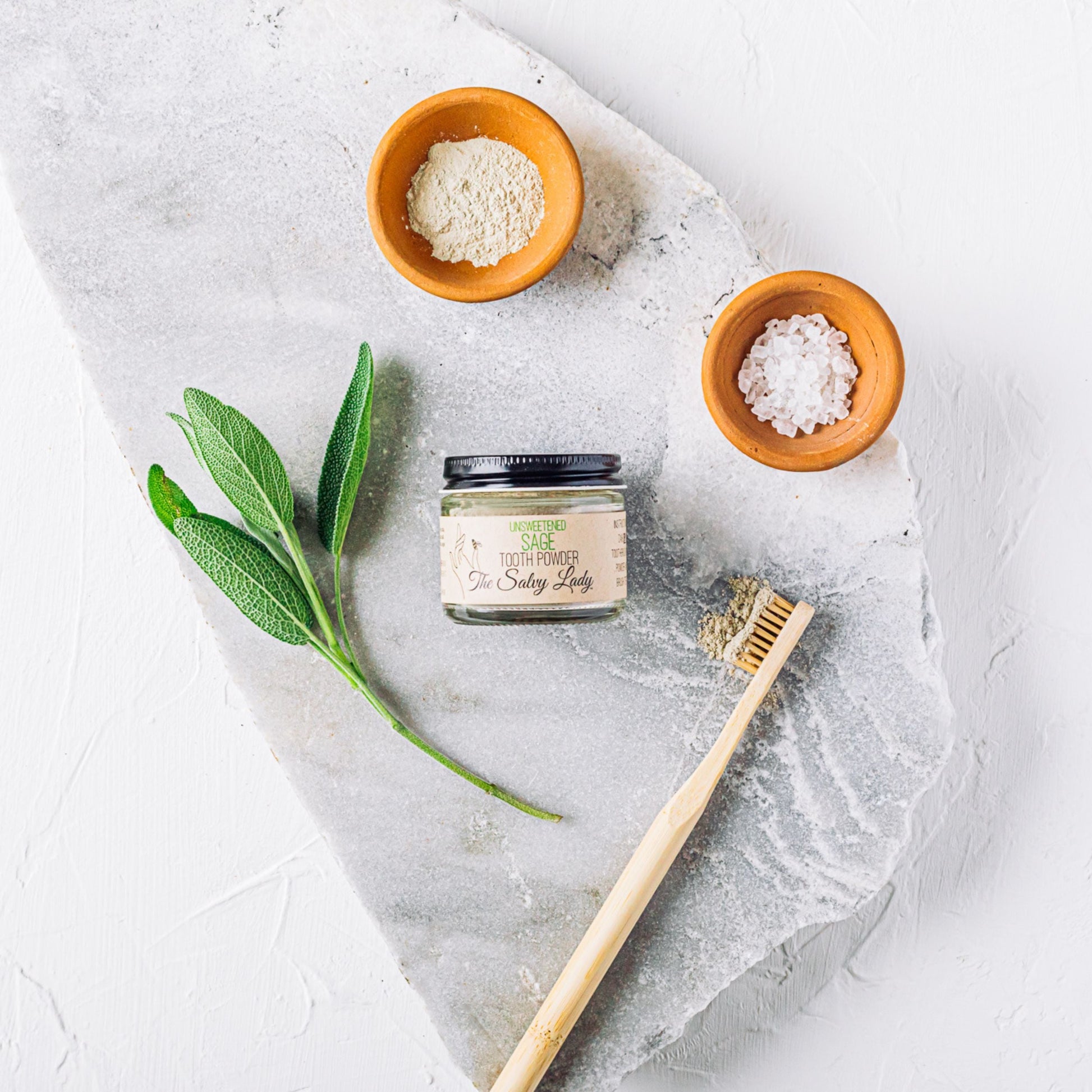 Tooth Powder | 2 oz | Multiple Flavors | Fluoride Free | The Salvy Lady - BuyNebraska.com ~ Blessings Grow Meadows