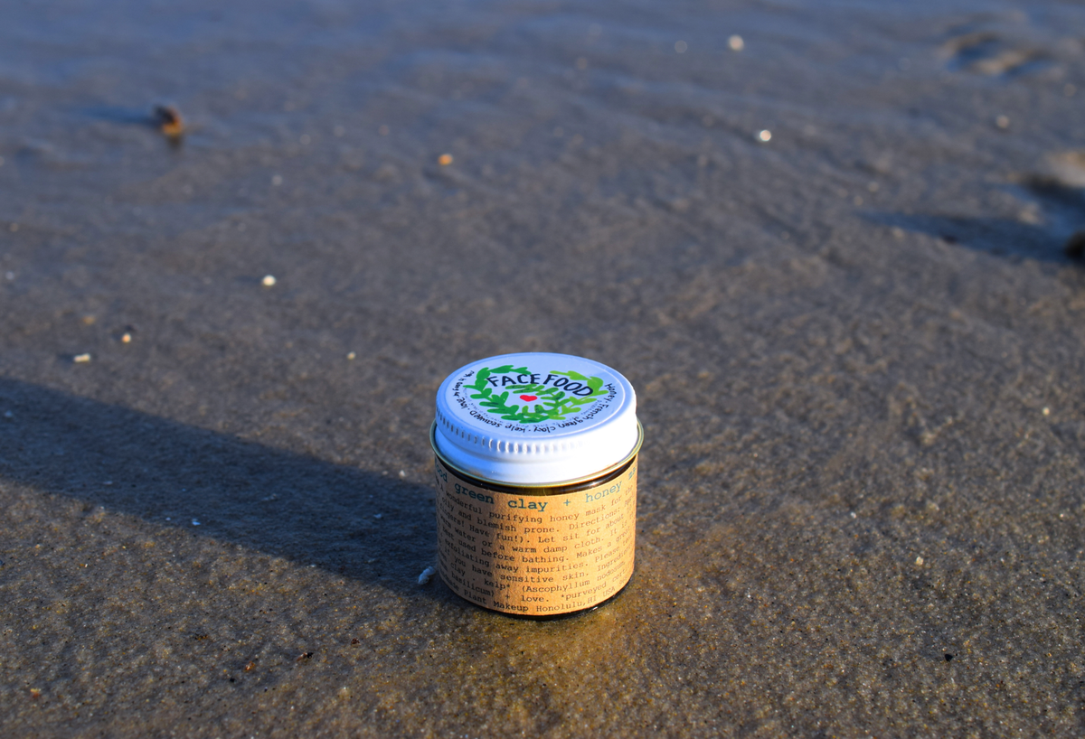 Facefood skin care product by plant makeup, featuring natural ingredients in a sleek container with vibrant packaging.