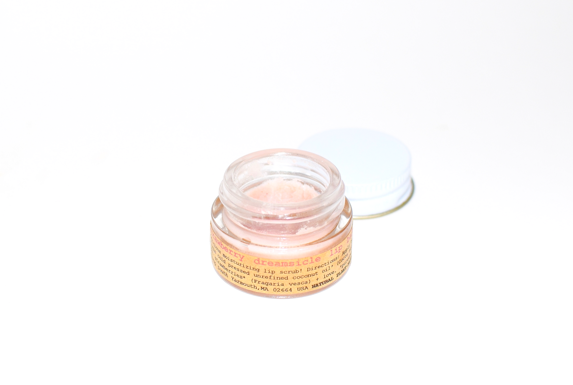 Strawberry Dreamsicle Lip Balm Scrub - Blessings Grow Meadows