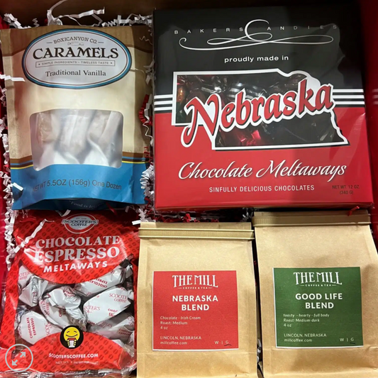 Taste of Nebraska Gift Box | Shipping Included | From Nebraska Gift Shop - BuyNebraska.com ~ Blessings Grow Meadows