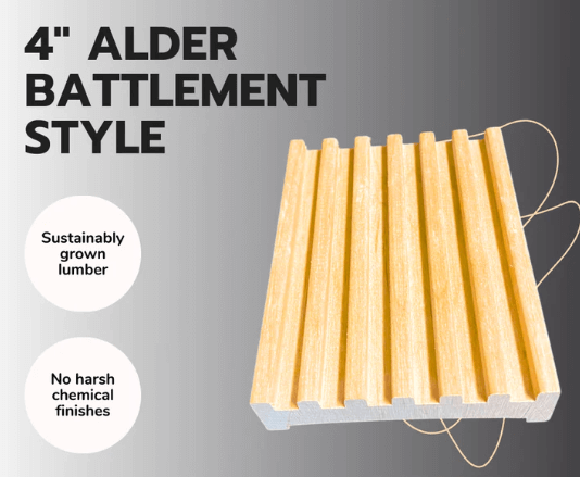 Alder Battlement Soap Dish 4" - MamaSuds ~ Blessings Grow Meadows