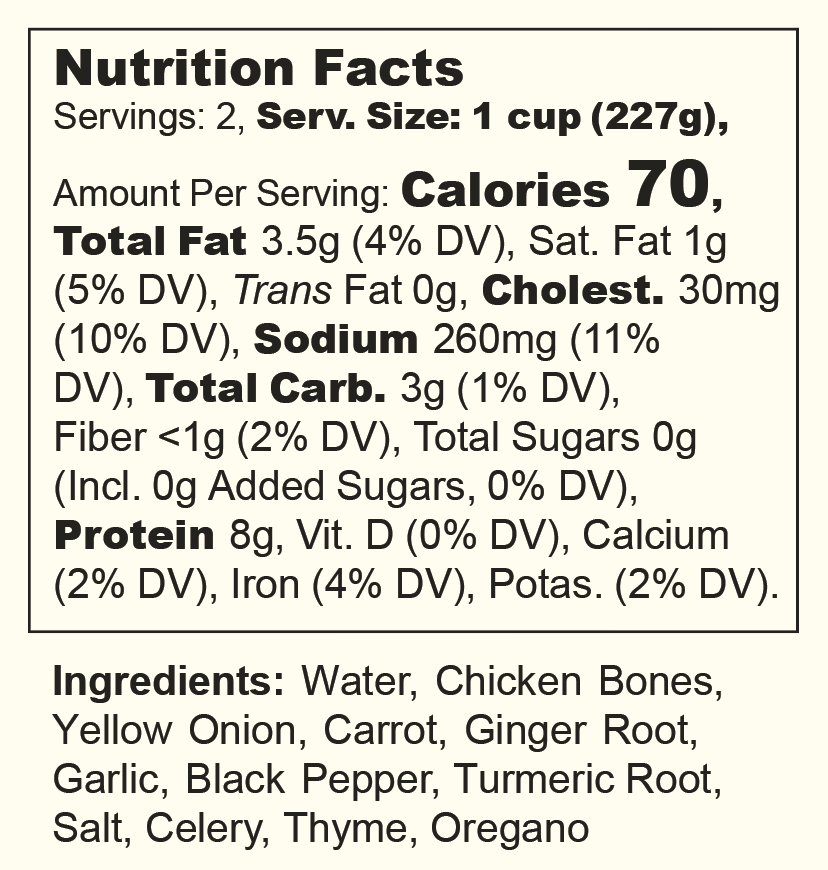 Nourishing Halal Chicken Bone Broth - Blessings Grow Meadows