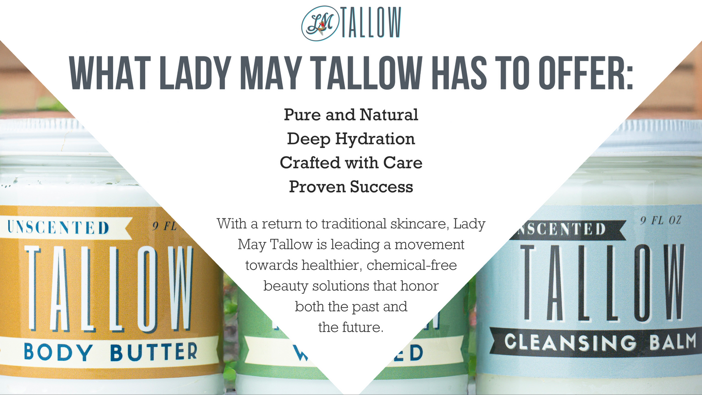 Unscented Tallow Balm | All-Natural Beef Tallow Moisturizer - Blessings Grow Meadows