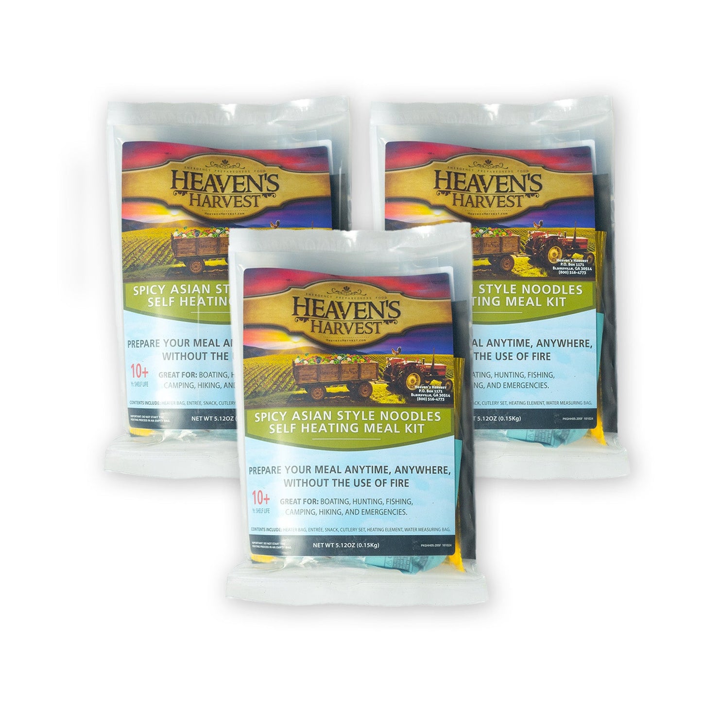 Self-Heating meal Kit - Spicy Asian Style Noodles