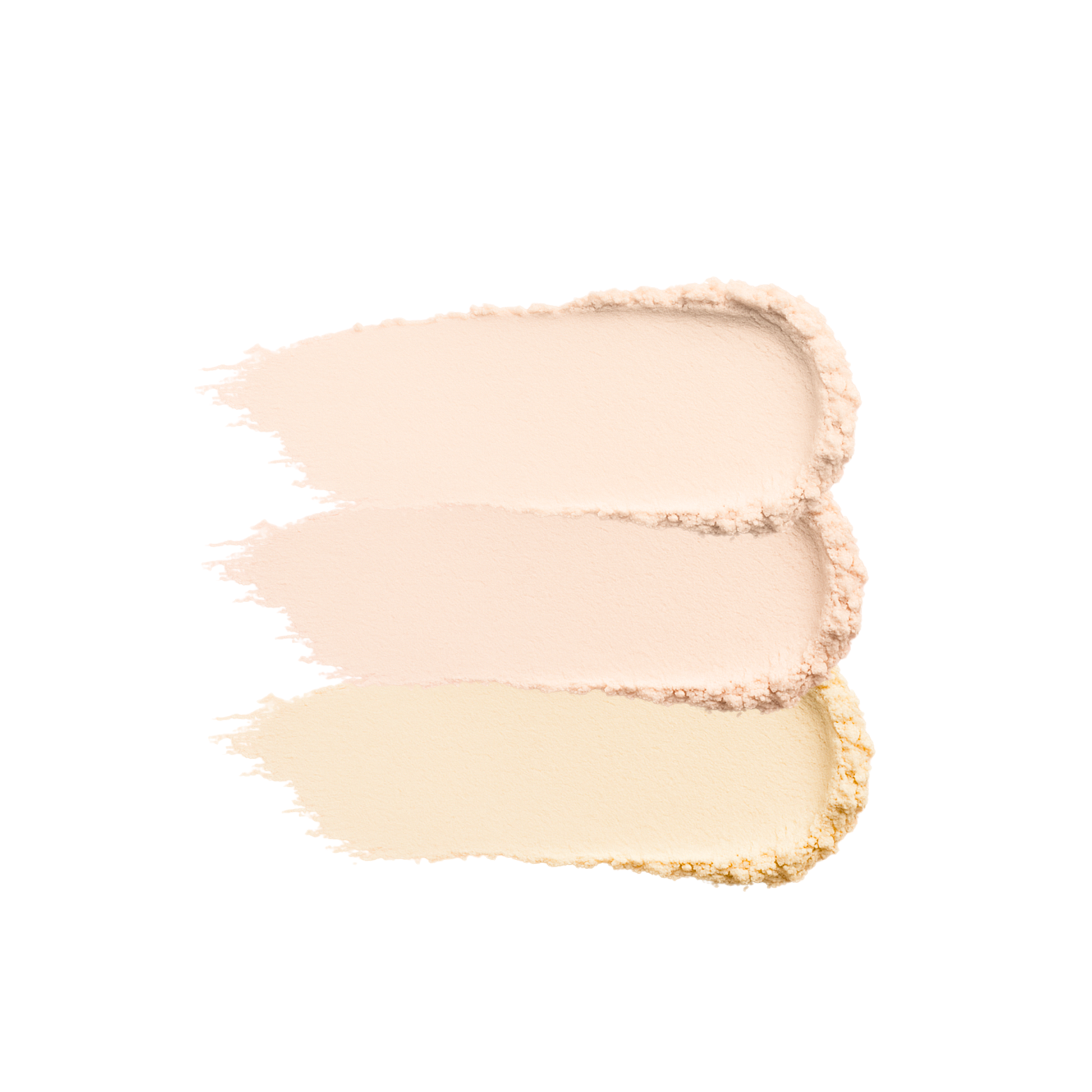 Swatch of Taylor Made Organics pressed setting powder, organic face powder with a smooth, matte finish on skin.