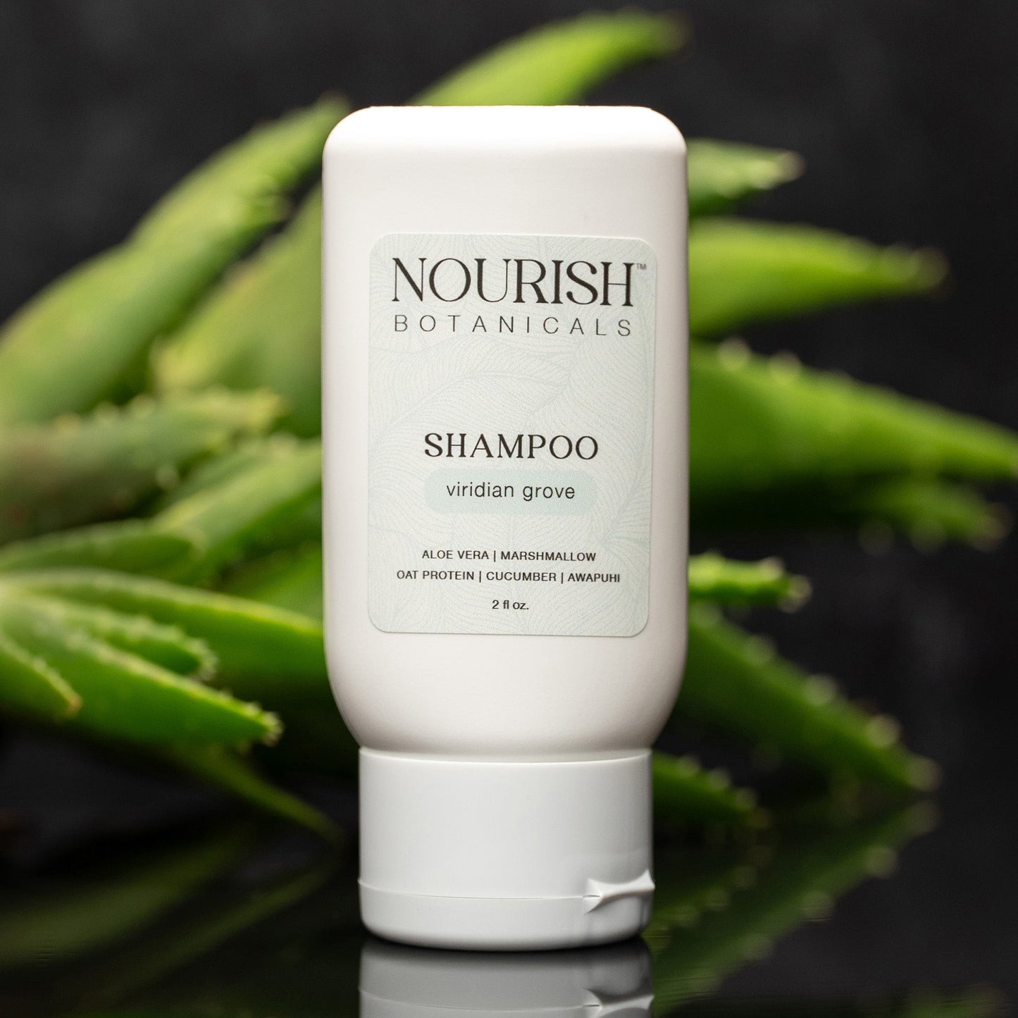 Rustic Strength Viridian Grove Botanical Sample Set with 2 oz shampoo bottles for bath and body care.