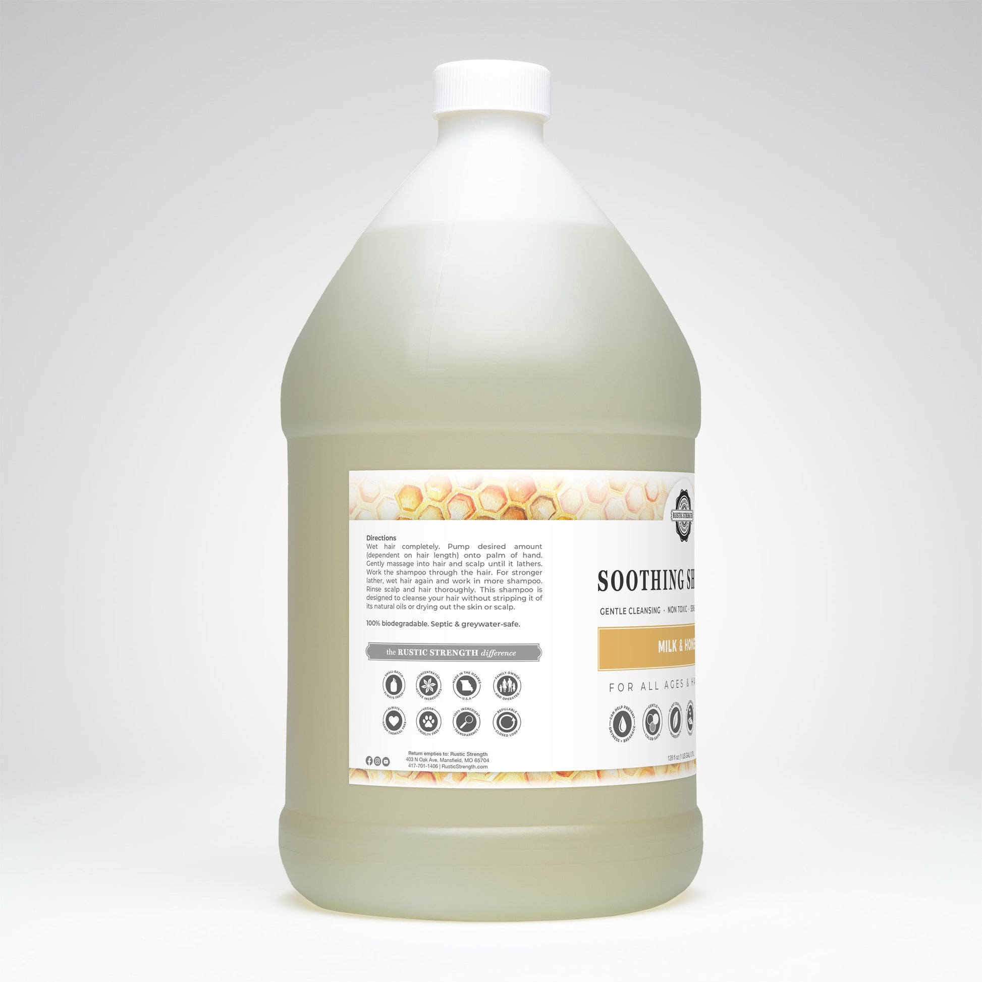 Soothing Shampoo | Milk & Honey - Blessings Grow Meadows