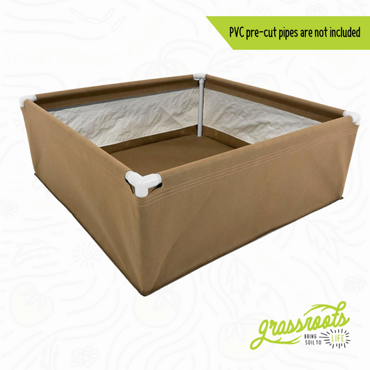 Living Soil Fabric Bed - Grassroots Fabric Pots ~ Blessings Grow Meadows