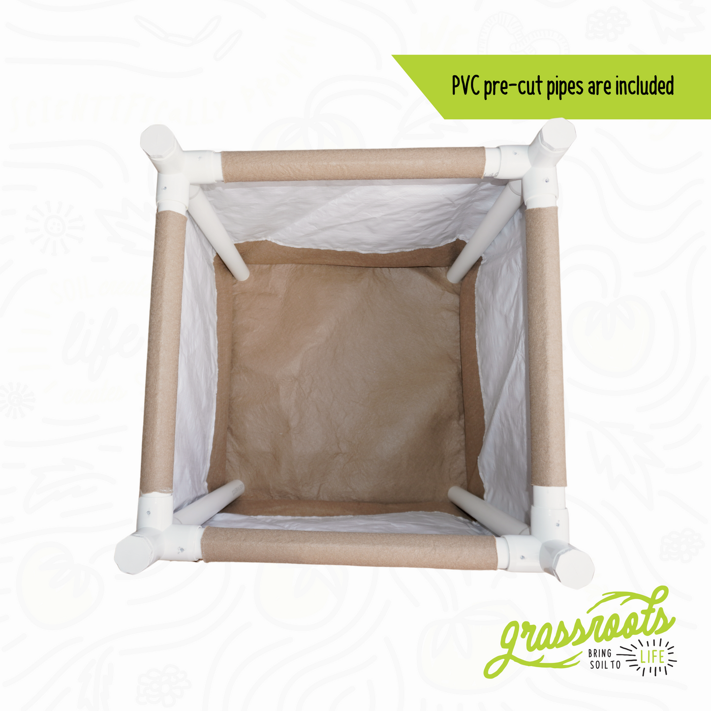 Hobby Grow Living Soil Raised Bed - Grassroots Fabric Pots ~ Blessings Grow Meadows