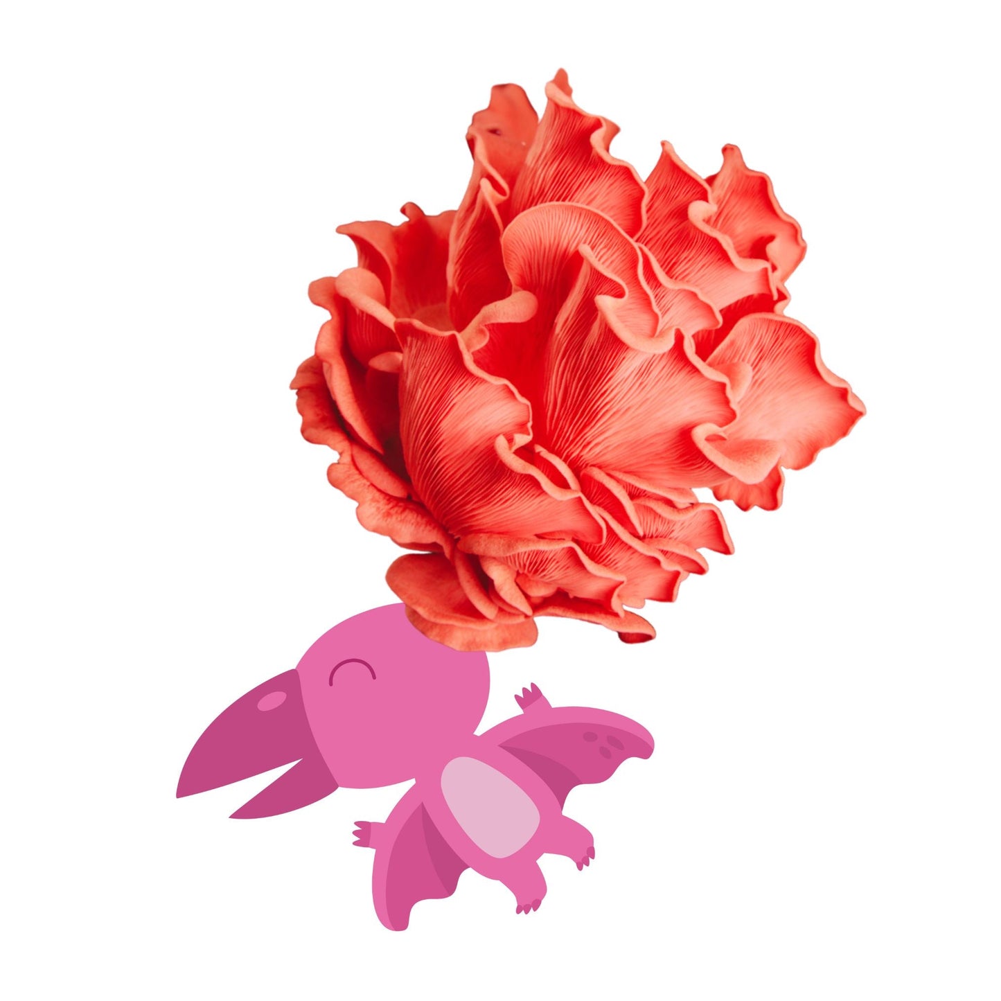 Shroomadactyl - Pink Oyster Mushroom Grow Kit - 6.5 LBS - Blessings Grow Meadows