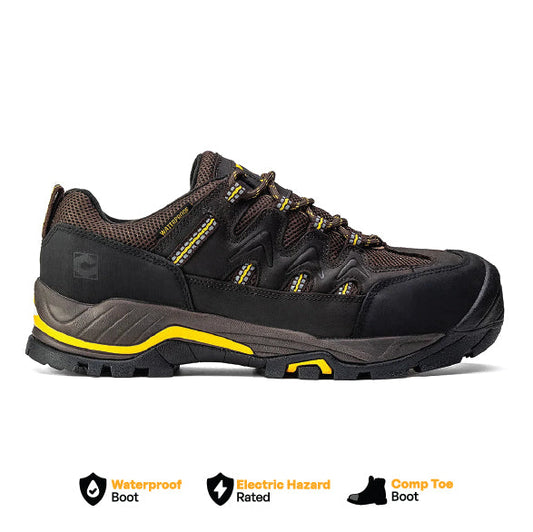 Sierra Low Composite Toe Waterproof Hiker Boot – Brown - Blessings Grow Meadows