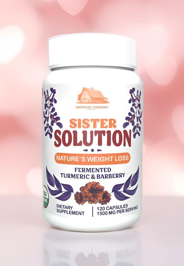 Sister Solution Fermented Turmeric and Fermented Barberry Powder Capsules - Blessings Grow Meadows