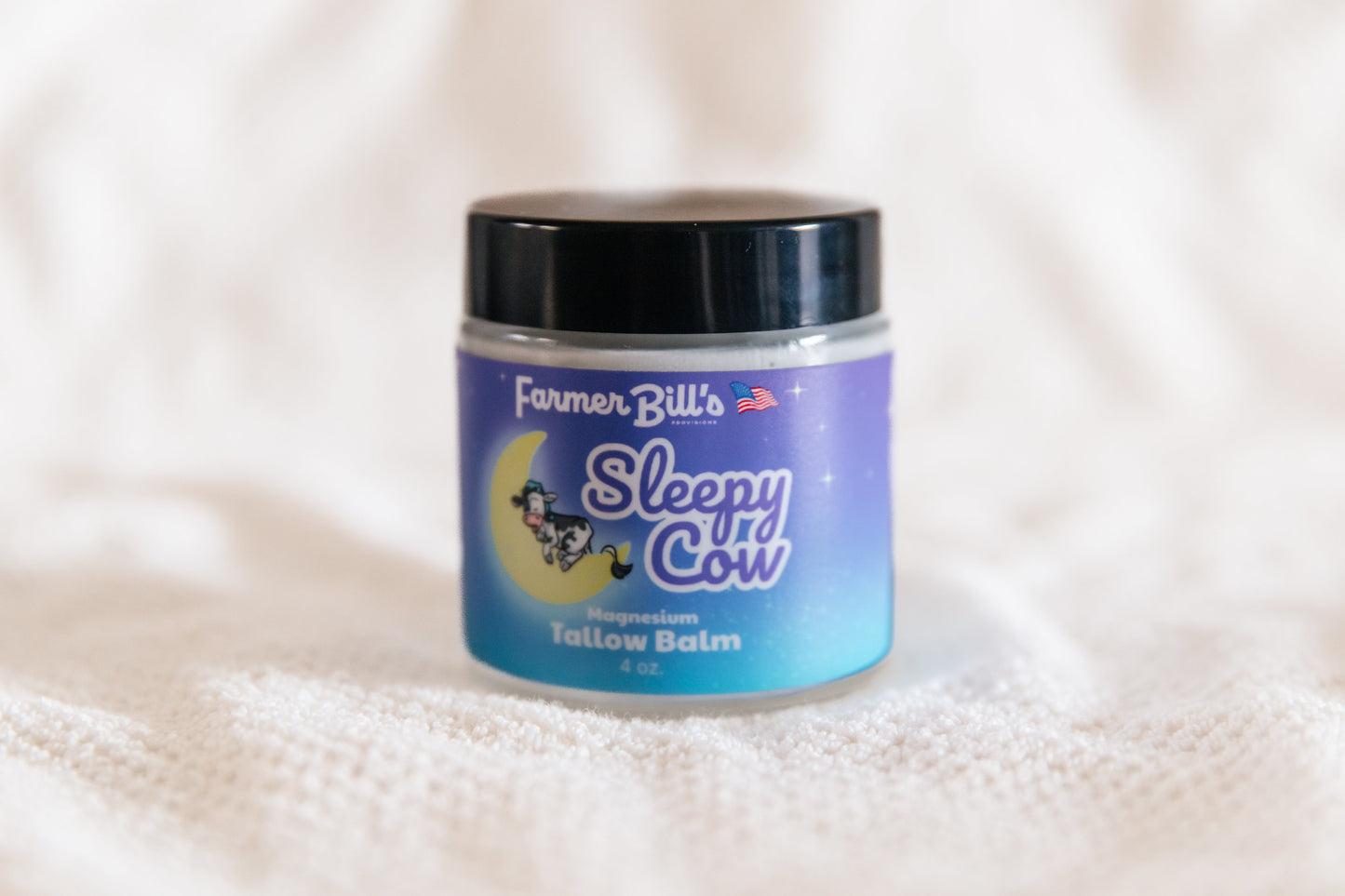 Sleepy Cow Magnesium Tallow Balm 4 oz - Blessings Grow Meadows -