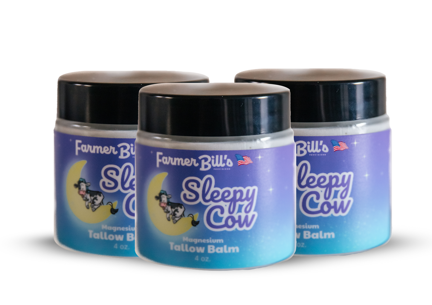 Sleepy Cow Magnesium Tallow Balm 4 oz - Blessings Grow Meadows -