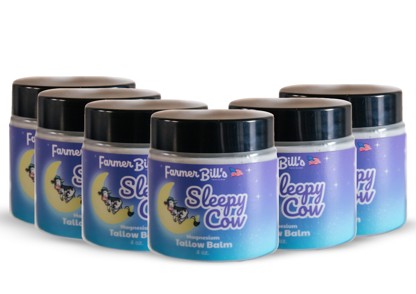 Sleepy Cow Magnesium Tallow Balm 4 oz - Blessings Grow Meadows -