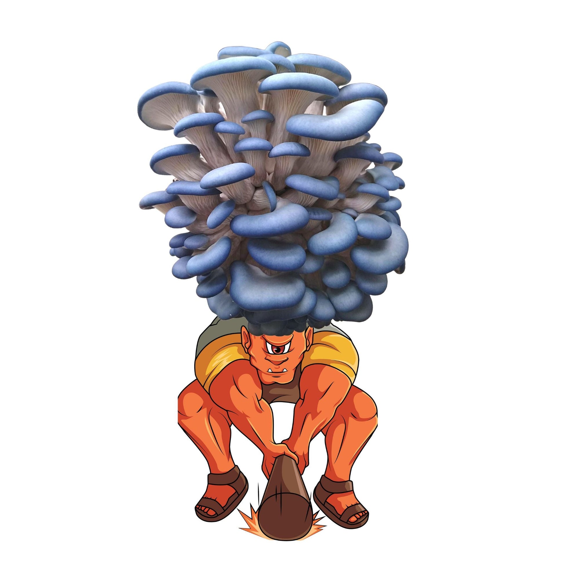 Smushrooom - Blue Oyster Mushroom Grow Kit - 6.5 LBS - Blessings Grow Meadows