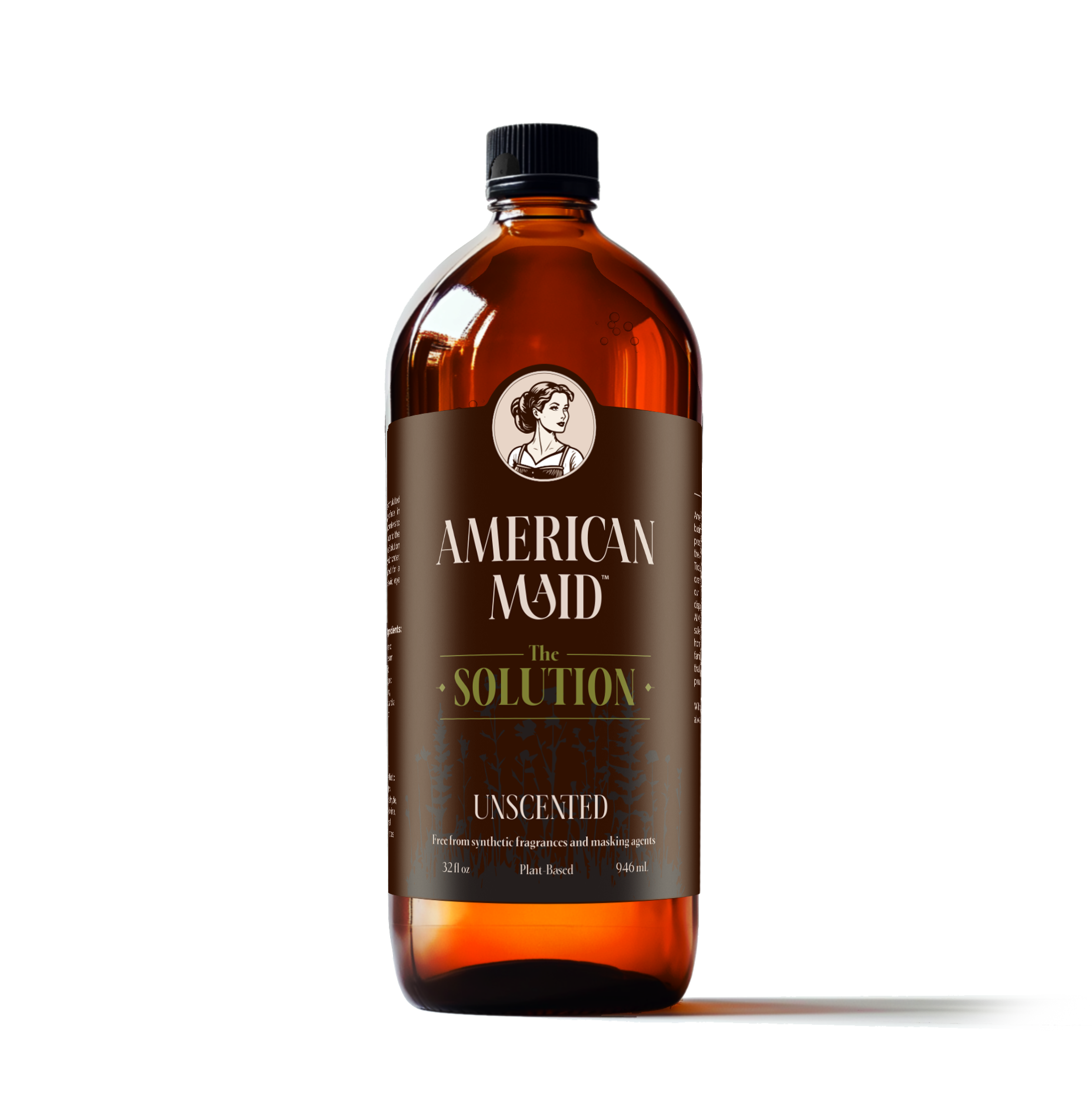American Maid Foaming Kit solution bottle with unscented cleaning solution for effective surface cleaning.