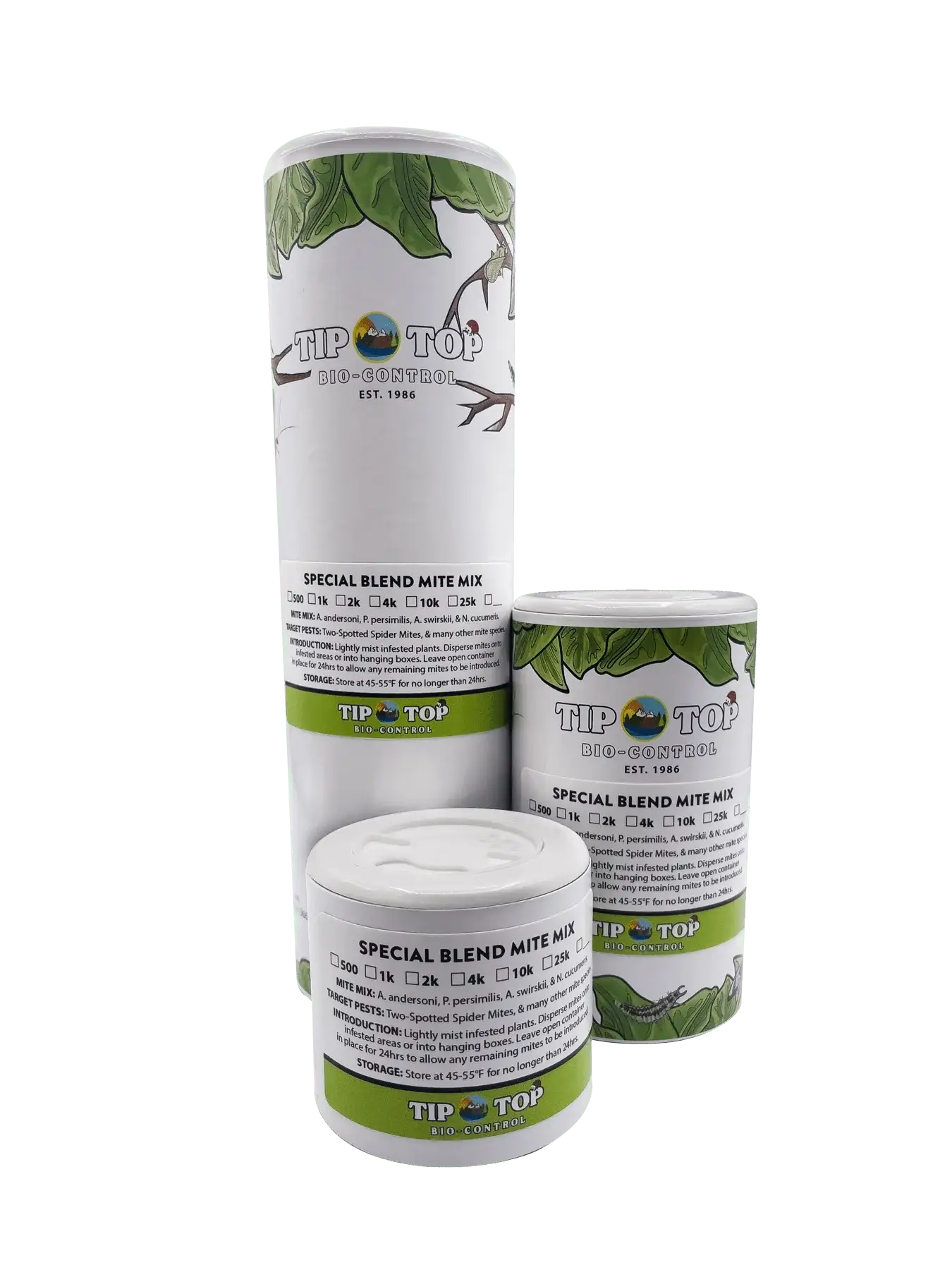 Special Blend Predatory Mite Mix Treatment Bottles - Blessings Grow Meadows -