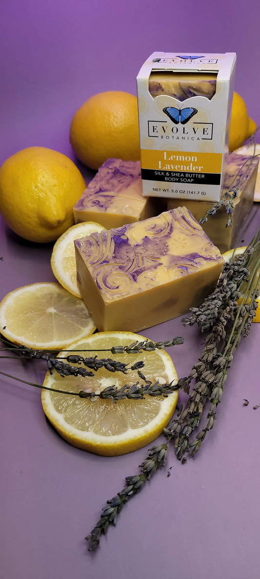Specialty Soap - Lemon Lavender Silk - Blessings Grow Meadows -