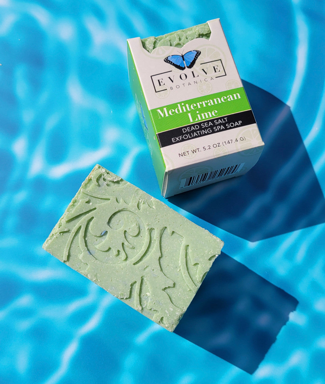 Specialty Soap - Mediterranean Lime Salt Bar - Blessings Grow Meadows -