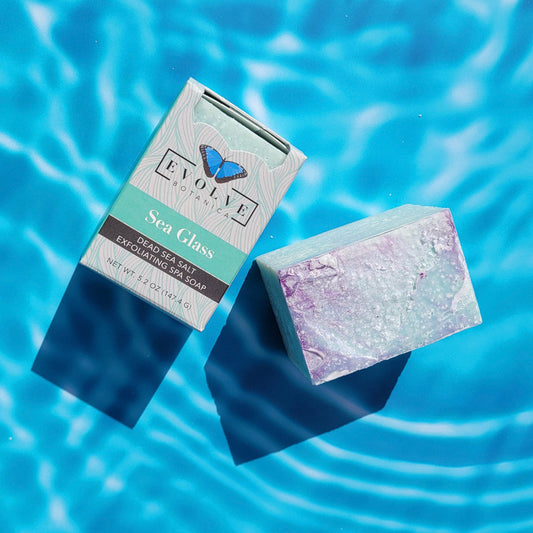 Specialty Soap - Sea Glass Salt Bar - Blessings Grow Meadows -