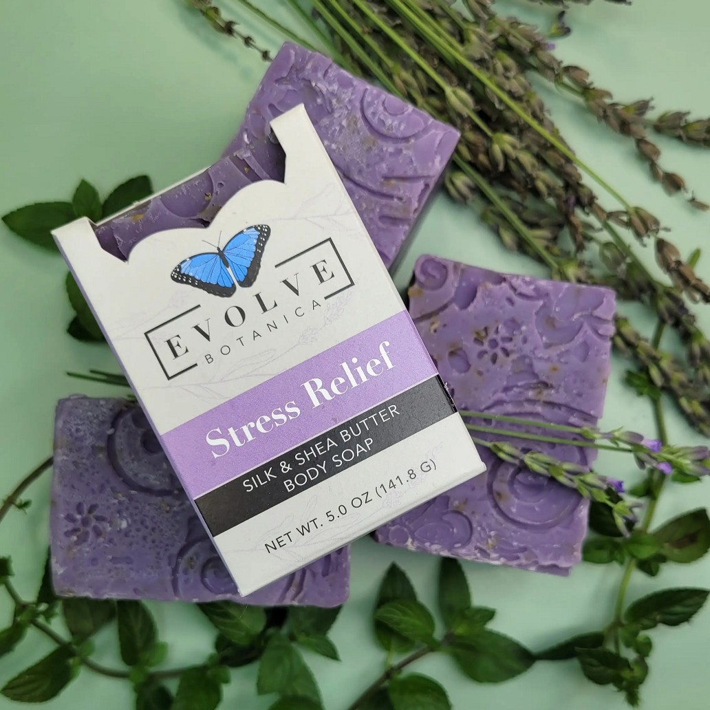 Specialty Soap - Stress Relief Silk - Blessings Grow Meadows -