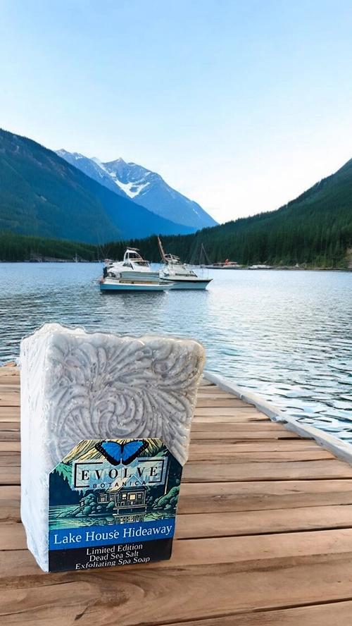 Specialty Soap - Lake House Hideaway (Limited Edition Salt Bar) - Evolve Botanica ~ Blessings Grow Meadows