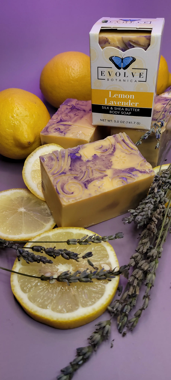 Specialty Soap - Lemon Lavender Silk - Evolve Botanica ~ Blessings Grow Meadows