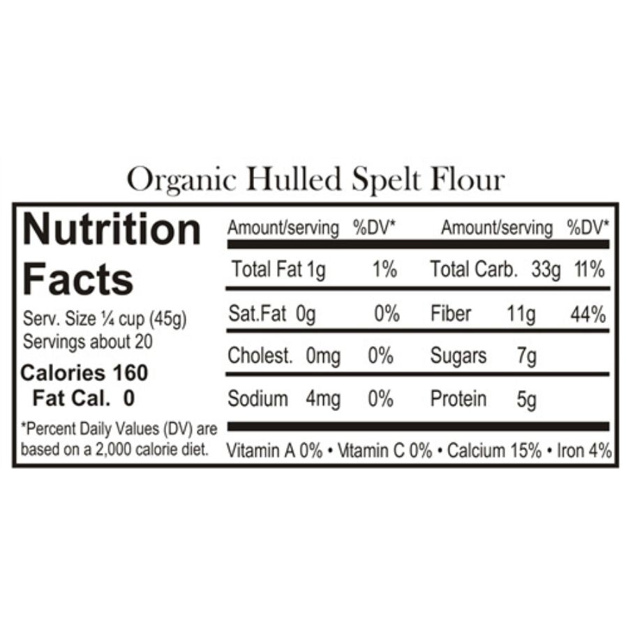 Organic Spelt Flour | 1.5 lb | Non-GMO | Grain Place Foods - BuyNebraska.com ~ Blessings Grow Meadows