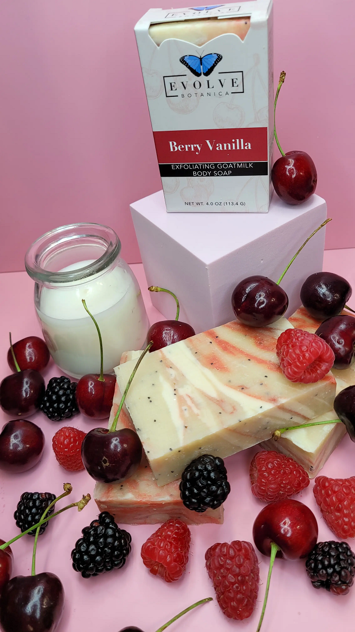 Standard Soap - Berry Vanilla (Goatmilk) - Blessings Grow Meadows