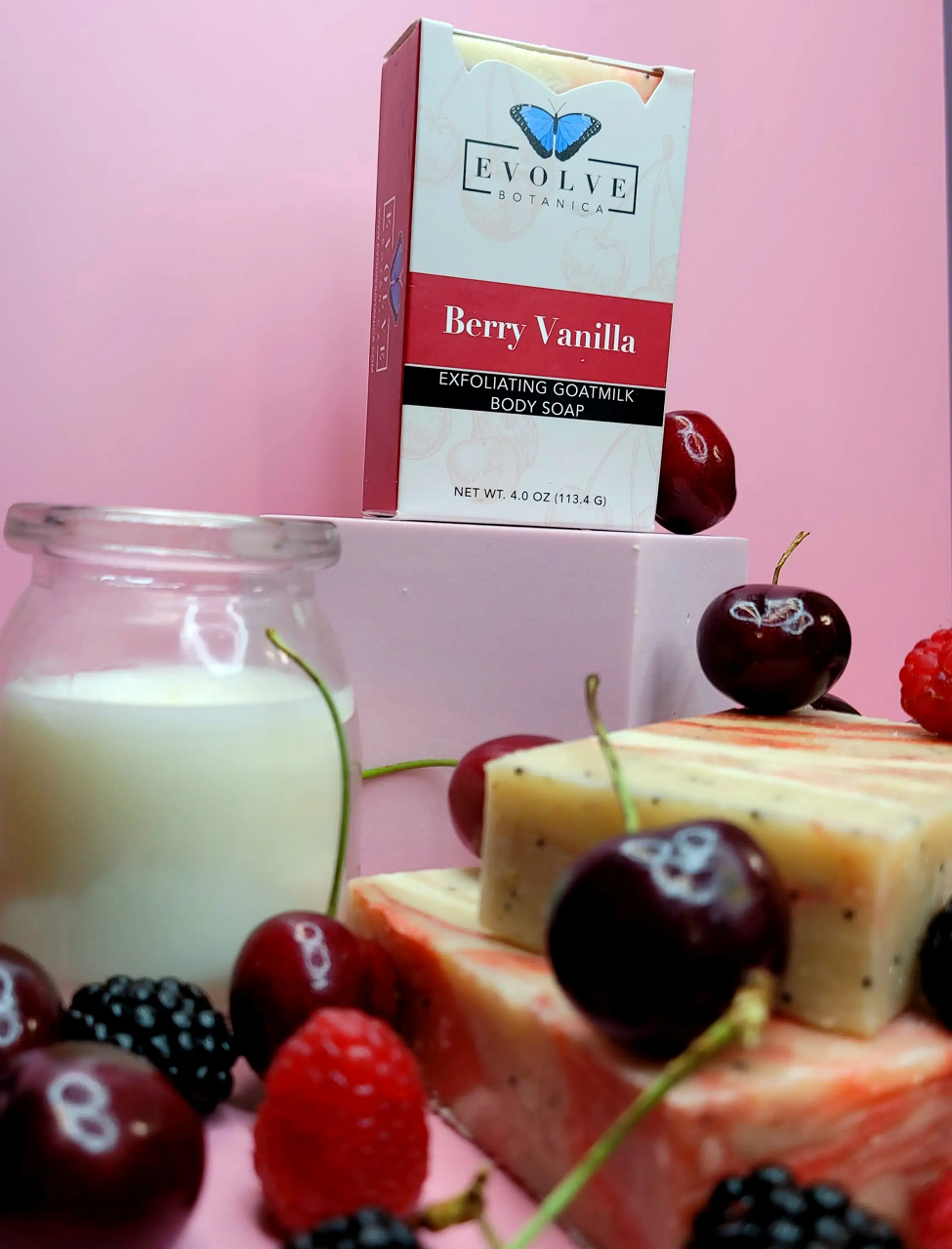 Standard Soap - Berry Vanilla (Goatmilk) - Blessings Grow Meadows