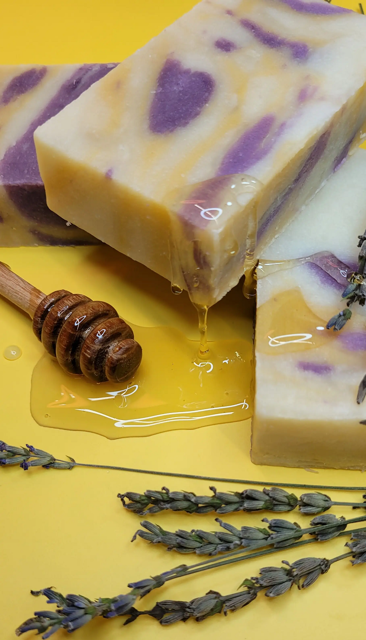 Standard Soap - Lavender & Honey - Blessings Grow Meadows