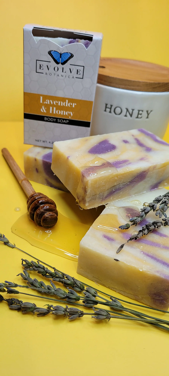 Standard Soap - Lavender & Honey - Blessings Grow Meadows