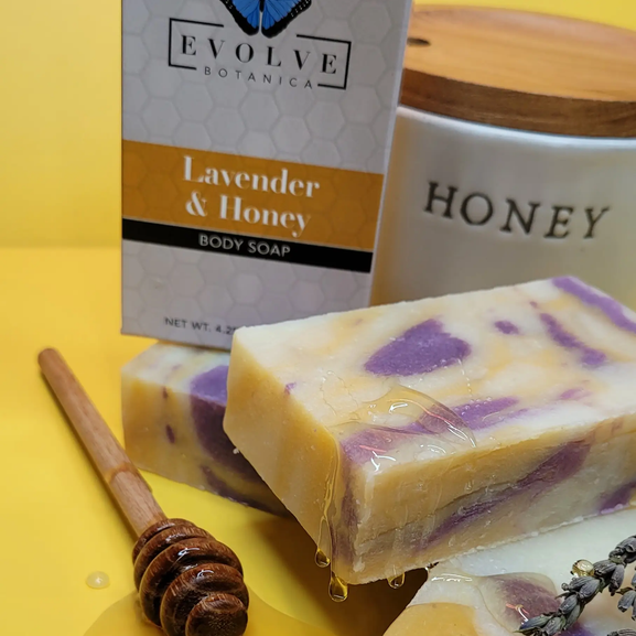 Standard Soap - Lavender & Honey - Evolve Botanica ~ Blessings Grow Meadows
