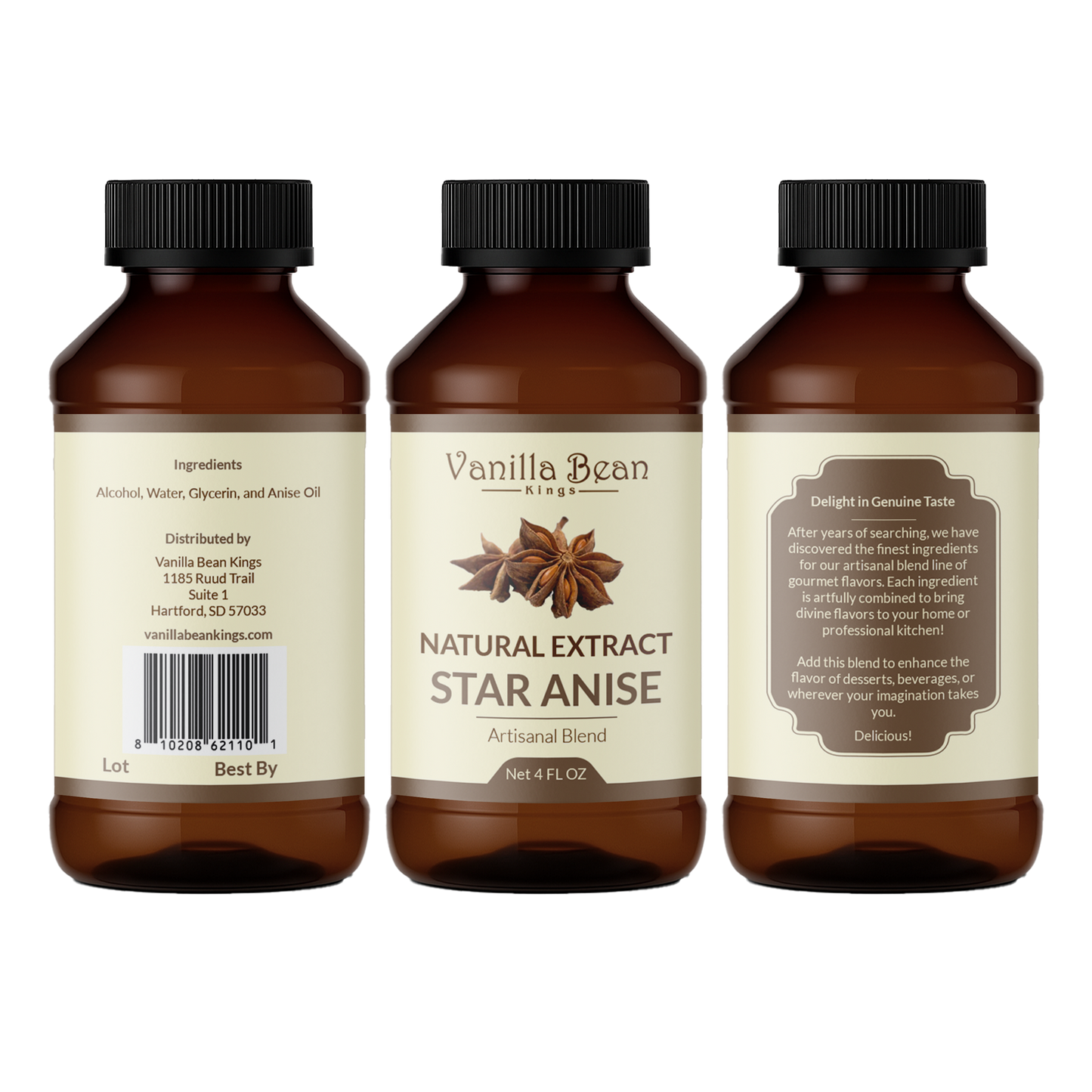 Pure Star Anise Extract - Vanilla Bean Kings ~ Blessings Grow Meadows