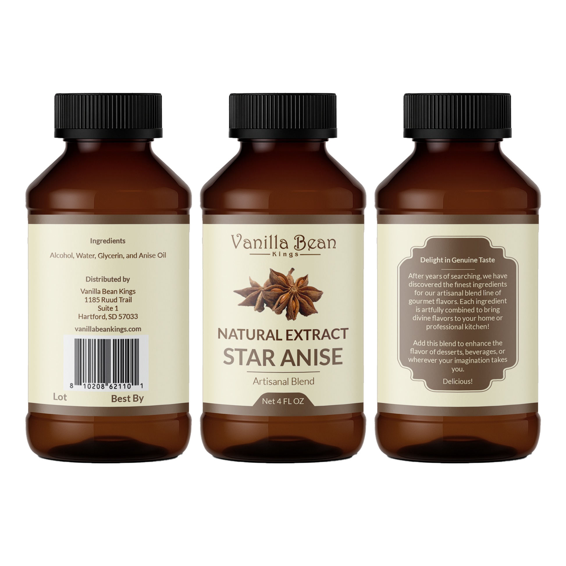 Pure Star Anise Extract - Vanilla Bean Kings ~ Blessings Grow Meadows