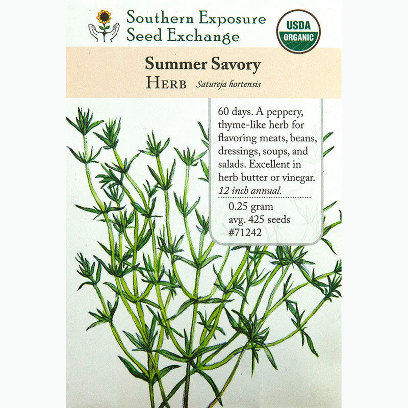 Summer Savory Seeds (Organic) - Blessings Grow Meadows