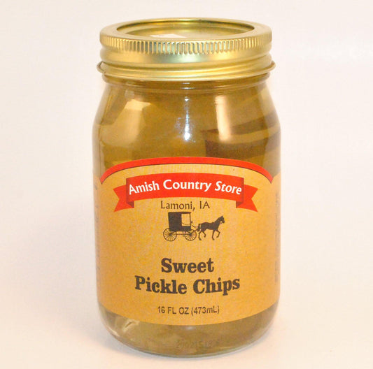 Sweet pickle chips 16 oz