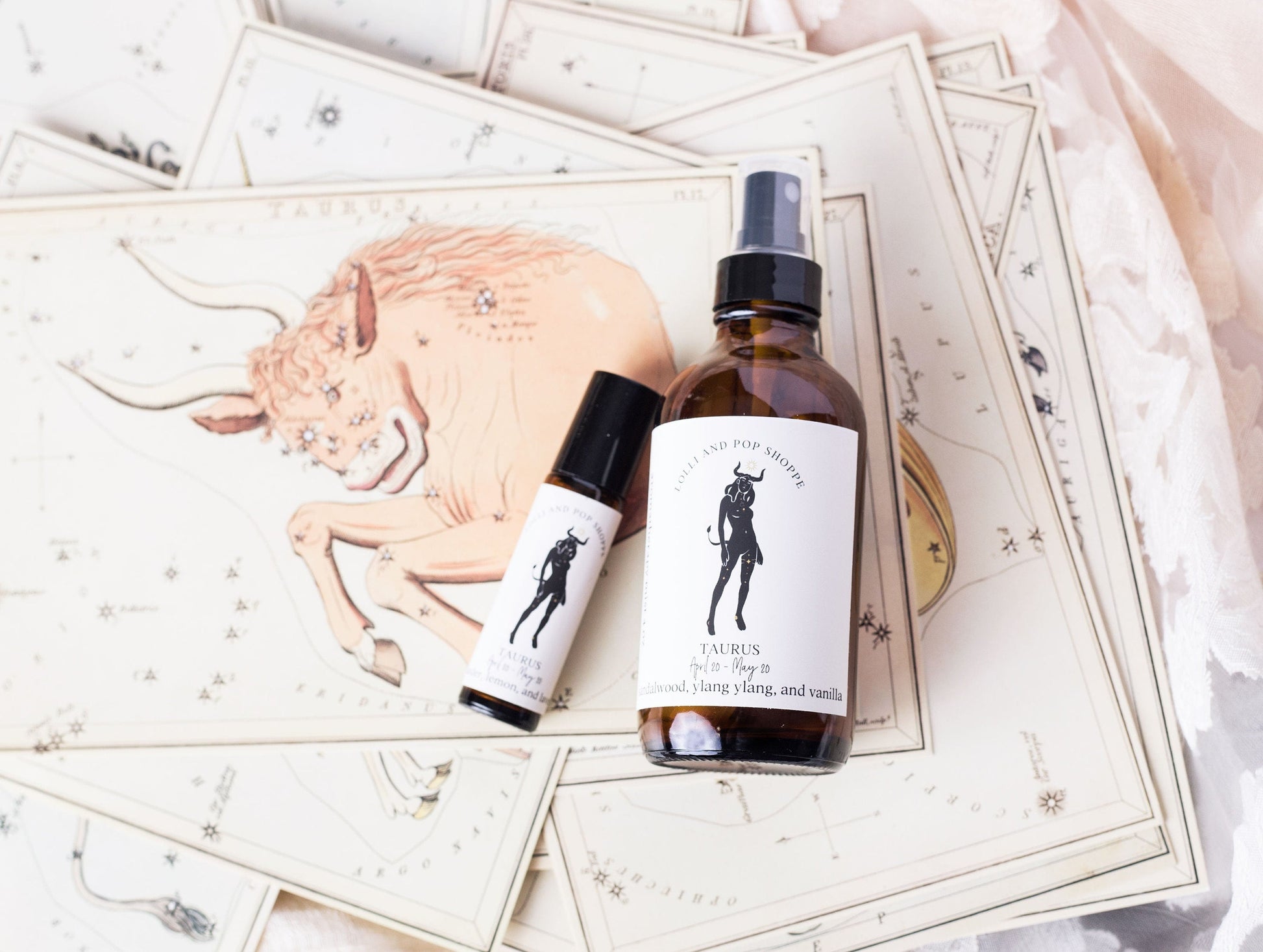 Taurus Aromatherapy Spray and Roller Set - Blessings Grow Meadows -