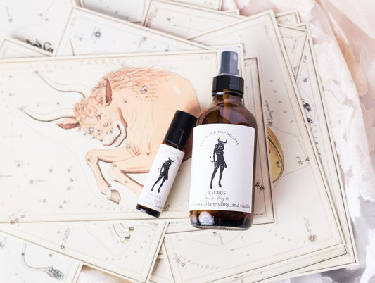 Taurus Aromatherapy Spray and Roller Set - Blessings Grow Meadows -