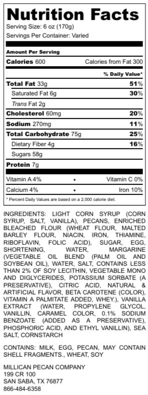 Mini Texas Pecan Pie 4"