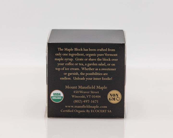 The Maple Block - Mount Mansfield Maple Products ~ Blessings Grow Meadows