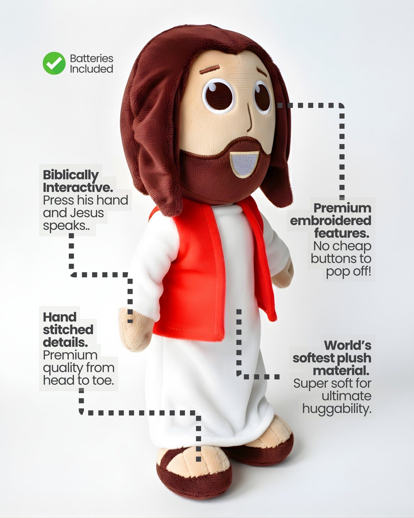 The Talking Jesus Doll - Blessings Grow Meadows -